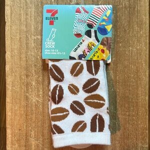 7-Eleven Coffee Bean Crew Socks